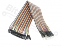 Breadboard jumper cables Dupont 40cm female/male 40x